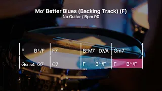 Mo' Better Blues Backing Track (F)