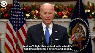 WEB EXTRA: President Biden: Omicron Variant 'As A Cause For Concern, Not A Cause For Panic'