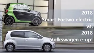 2018 Smart Fortwo electric vs 2018 Volkswagen e-up! (technical comparison)