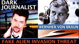 DARK JOURNALIST & DR. JOSEPH FARRELL: FAKE ALIEN INVASION THREAT! THE VON BRAUN UFO CARD 2020