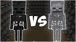 Wither Skeleton vs Skeleton - Minecraft Mob Battle