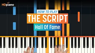 Piano Lesson for "Hall of Fame" by The Script [Accurate]