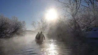 Untouched HOKKAIDO : Japan Hokkaido Kushiro-Shitsugen National Park Canoe Tour -winter- 【4K】