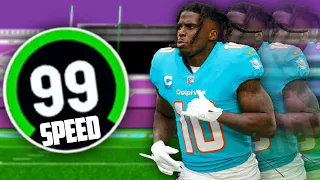 99 SPEED TYREEK HILL VS 99 SPEED JUSTIN JEFFERSON IN FOOTBALL FUSION!