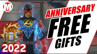 DCUO FREE Anniversary Gifts 2022