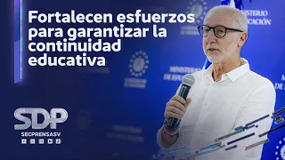 El Gobierno de El Salvador fortalece esfuerzos para garantizar la continuidad de la educación