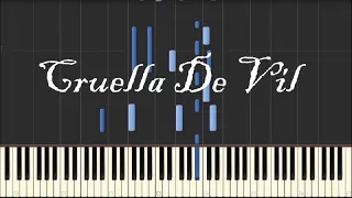 Cruella De Vil (piano tutorial)