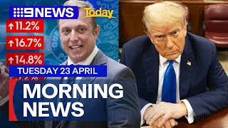 Queensland youth crime explodes; Donald Trump hush money trial | 9 News Australia