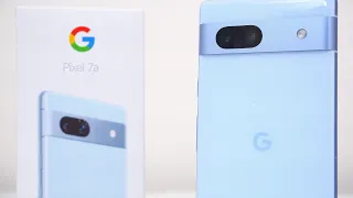 Google Pixel 7a Unboxing & Hands On! $499 (Sea Blue)