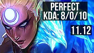 DIANA vs ANIVIA (MID) | 8/0/10, Legendary, 300+ games, Rank 11 Diana | BR Challenger | v11.12