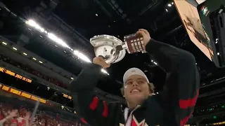 Connor Bedard Gold Medal Celebrations