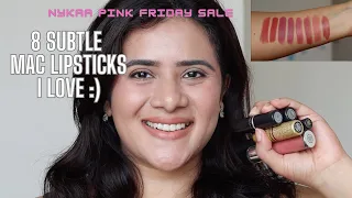 8 MAC Lipsticks You would Love - Nude & Subtle lips | DrSmileup| #lipstick