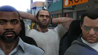 GTA V -  EPIC ROAD TRIP With Michael, Franklin and Trevor (Rockstar Editor)