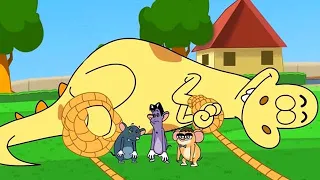 Rat A Tat Dinosauro T rex Baby Funny Animated dog cartoon Shows For Kids Chotoonz Tv