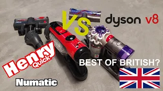 Henry Quick vs Dyson V8 Review, Unboxing and Initial Impressions