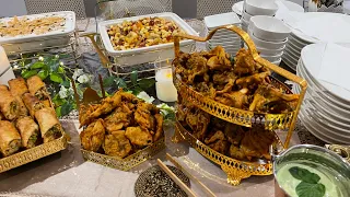 Iftar Table Arrangements | How To Set Table For Iftar Party | Iftar Buffet Setting With Decorations