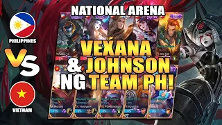 VEXANA, JOHNSON NG TEAM PH HINDI PINAISA ANG VIETNAM | National Arena