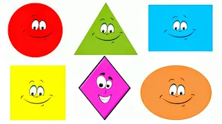 Геометрические фигуры и цвета - учим на английском! Geometric shapes and colors - learn in English