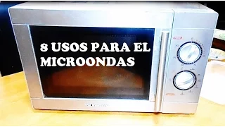 EIGHT USES FOR MICROWAVE YOU MIGHT NOT  KNOW /OCHO USOS PARA EL MICROONDAS