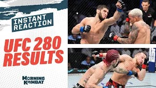 UFC 280: Charles Oliveira vs. Islam Makhachev Results | UFC 280 Reactions | Morning Kombat