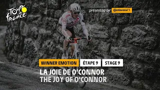 #TDF2021 - Stage 9 - Winner's emotion