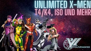 Unlimited X-Men - Fähigkeiten, ISO-Klassen und Rote Sterne Empfehlungen in MARVEL Strike Force - MSF