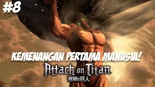 Kemenangan Pertama Manusia! - Attack On Titan Wings Of Freedom #8 - Indonesia