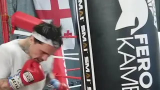 George Kambosos Jr Destroys The Boxing Bag