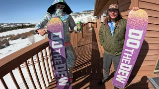 VIP EXPERIENCE at Winter Dew Tour 2024! Big Ant & Disco Darren win snowboards : Copper Mountain