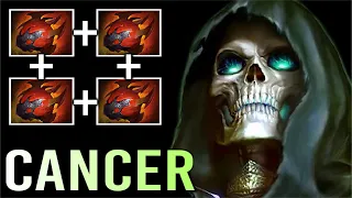 Most Cancerous Burn Max HP Regen 4x Heart Necrophos Delete Max HP Enemies Most Imba Hero Dota 2