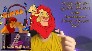 Reaction - Lyodra - Can You Feel The Love Tonight - Lion King Soundtrack