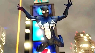The Amazing Spider-Man 2 Black Suit Spider-Man Free Roam Gameplay