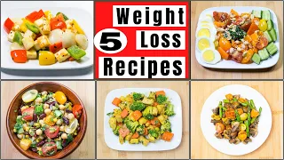 5 Healthy Recipes to Lose Weight || Low Calorie Healthy Recipes for Weight Loss
