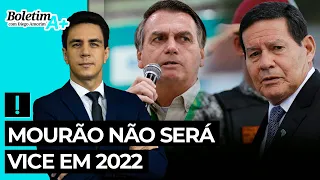 Mourão não será vice em 2022