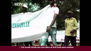 Thousands take to the streets in Central African Republic to push for stability in the country.