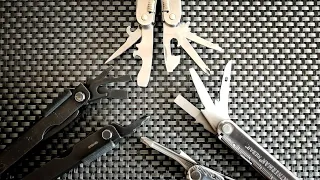 Victorinox SwissTool Spirit VS Leatherman Rebar VS Gerber Multi-Plier 600 тесты отвёрток и шила