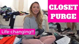 5 Simple Steps on How to Purge & Organize Your Closet (LIFE CHANGING!!!)