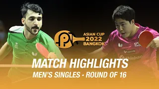 Ali Alkhadrawi vs Lim Jonghoon | MS | 2022 ITTF-ATTU Asian Cup (R16)