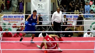 Ibrar Ali - ARMY Vs Naqeeb Ullah - WAP | 39th MEN NATIONAL Boxing Championship 2022