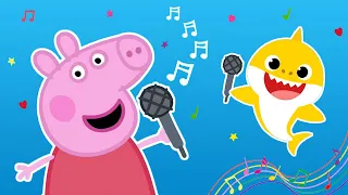 Peppa Pig Singing Baby Shark | Baby Shark Song with Peppa |  Peppa Pig Episode KIDS SONGS