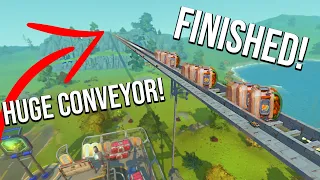 HUGE CONVEYOR COMPLETED From PACKING STATION To TRADER!! - SCRAP MECHANICS SURVIVAL #28