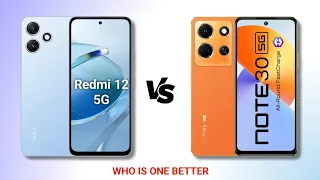 Redmi 12 5G vs Infinix Note 30 5G Full Specification Comparison