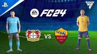 EA FC 24 | Bayer 04 Leverkusen vs Roma - Semi-final UEFA  Europa League | PS5 Gameplay