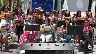 Somewhere Over the Rainbow #Ukulele Play-Along // Aloha Uke Squad - SF Ukesplosion 2018