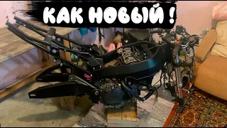 СБОРКА И ПОКРАСКА HONDA CBR 929RR I МОТОЦИКЛ В ИДЕАЛ СПУСТЯ 23 ГОДА !