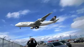 Ed Force One! Iron Maiden's Boeing 747 Landing At Pearson Airport