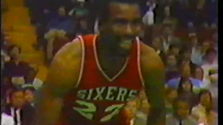 Philadelphia 76ers at Boston Celtics  -1983 Part 1