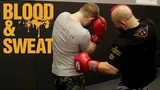 Передние апперкоты по корпусу. Техника бокса. Игорь Смольянов. Boxing. Front hand's uppercut.