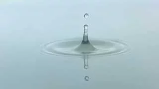 HD Slo mo Water Drop Royalty Free