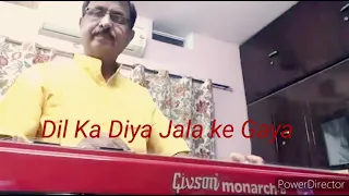 Dil Ka Diya Jala Ke Gaya... played in Electric Hawaiian Guitar by Rajendra Goswami